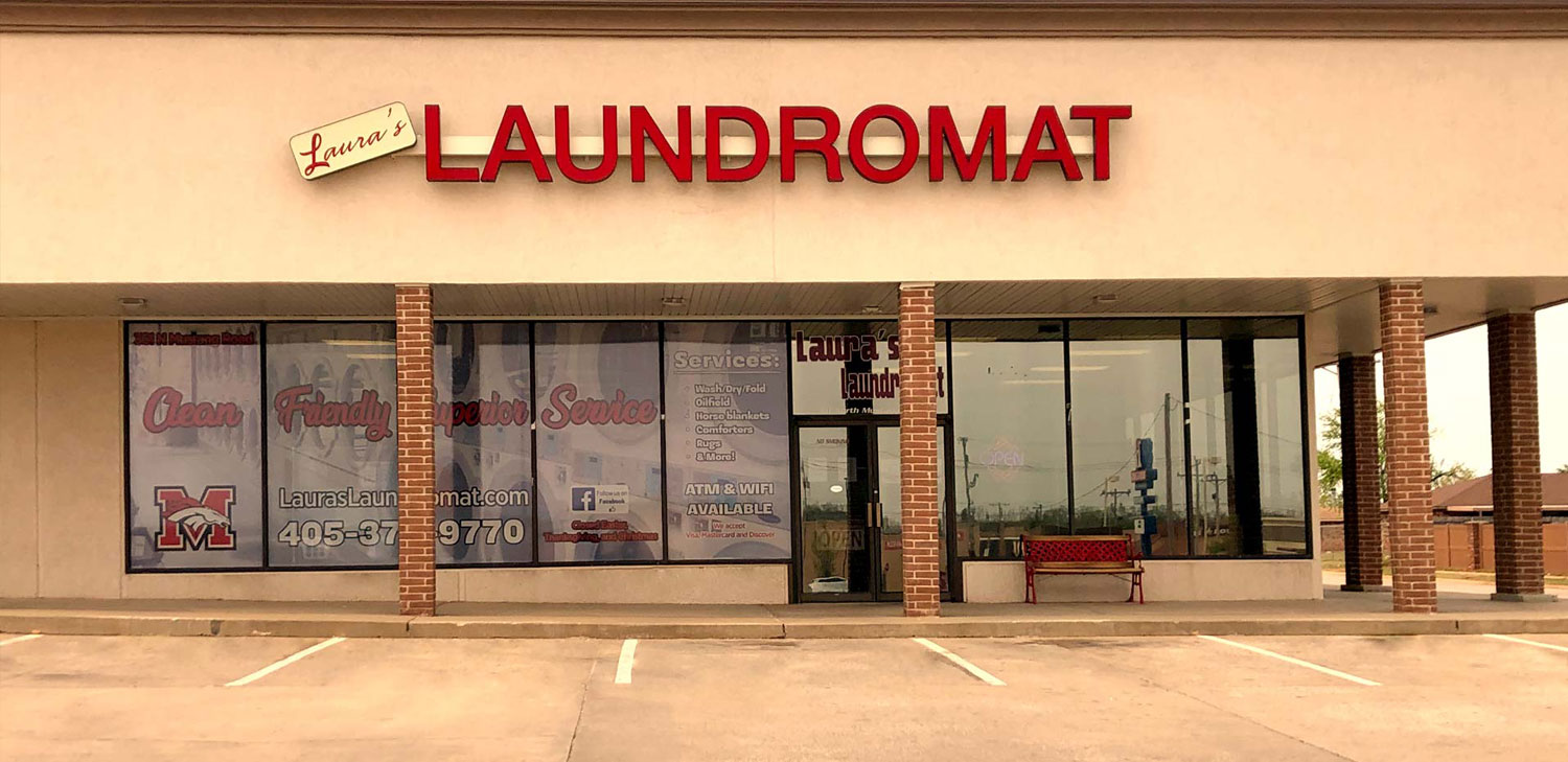 Laura's Laundromat storefront